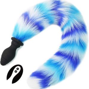 factory outlet Fox buttocks plug with smooth long role-playing flirting animal fox sex toy lady/role-playing Play Mix