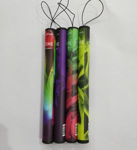 Shisha Time Disposable Vape Electronic Hookah Cigarette 20pcspack with plastic tube Prefilled Shi Sha vaporizer kit 40 colors2212759