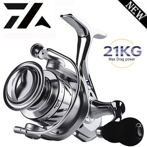 Baitcasting Reles All Metal Silver Freshwater и морская вода с двойным рыбацким роликом Большой перетаскивание перетаскивания прочная карпа соленая вода 230520