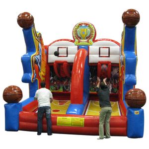 4x3m PVC e Oxford Game di Carneval di basket gonfiabile/Basket gonfiabile Doppio sparato per il gioco del parco giochi