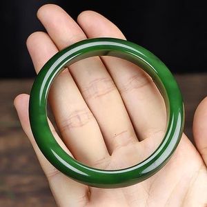 Pulseiras enviar certificado natural verde hetian jade pulseira feminina nephrite pulseira real chinês certificado jades pedra pulseiras senhoras presente