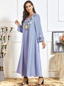 Casual Dresses 2023 Plus Size Abaya Dubai Turkiet Hijab Muslim modeklänning Islamkläder Maxi Abayas för kvinnor de moda musulmana