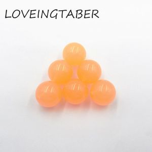 Kristall (zuerst Größe wählen) 6 mm/8mm/10mm/12mm/14mm/16mm/18 mm/20 mm Orange klobiger Acrylgelee -Perlen für Kinderschmuck