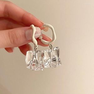 2024 Stud Earrings C Shape Pendant And Transparent Acrylic Earring South Korean Style Fashionable Sweet Elegant Ms Jewelry Wholesale Earrings for women