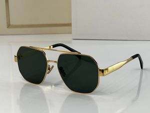 Sechseckige Herren-Sonnenbrille Elite Urlaub Sonnenschutz Sonnenschutz Pilotenglas Metallrahmen Damen-Sonnenbrille zum Autofahren geeignet Mit Originalverpackung und Etui