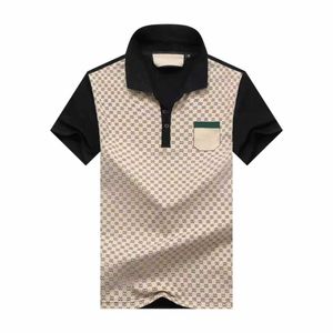 2023 Designer Polo Uomo Luxury Polo Casual Uomo Polo T Shirt Snake Bee Lettera Stampa Ricamo Fashion High Street Mens PolosMolti colori sono disponibili Taglia M-3XL - G