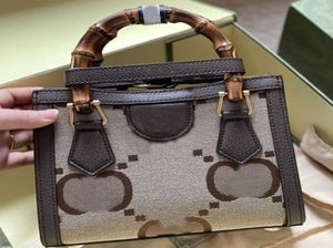 Cosmetic bag and luggage bamboo Handbag Shoulder Bag Handbag Purse lady flap crossbar5850975