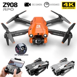 ElectricRC Aircraft Z908 Pro Drone 4K Professional Remote Control Helicopter RC Quadcopter 4Kカメラドロン障害物ドローン230520