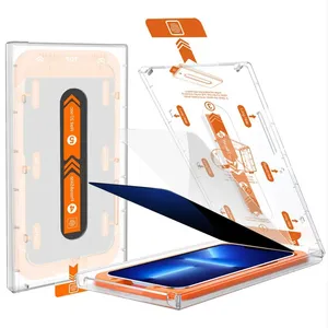 Antispy Magic Box Installation Kit Screen Protector for iPhone 14 13 12 11 Pro Max Plus XR XS Max Tempered Glassプライバシーフィルム