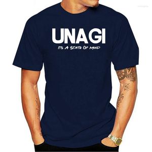 Camisetas masculinas Camiseta de algodão Unagi - Funny Friends Slogan Gift IDEA UNARGI EST TOP MEN MEN CLASSY STILLISH RETRO