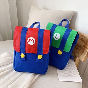New Cartoon Children's School Bag Children's Leisure Korean Edition Nylon Backpack Kindergarten Waterproof Baby Backpack