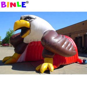 Factory Giant Custom Eagle Inflatable Mascot Tunnel Football Entrance Tent For Stadium Decoration