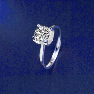 Pierścienie zespołu Nymph Moissanite Diamond Ring 10 Dij 925 Srebrny srebrny romantyczne damskie damskie damskie biżuterię Prezent na rocznicę ślubu J230522