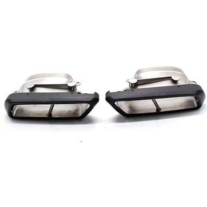 Car Styling Exhaust Pipe For Mercedes-Benz W222 W205 W212 C217 R231 Modified Muffler Tips Tailpipes Nozzles Tails Throat