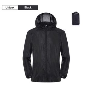 Utomhusjackor Hoodies Camping Raincoat Water's Waterproof and Solscreen Clothing Fishing Hunting Snabbtorkning av huden med fickor för vindskydd 230520