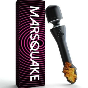 Factory Outlet Marcake Wand Vibrador Brinquedos sensoriais adultos para mulheres aquecidas de cabeça dupla poderosa