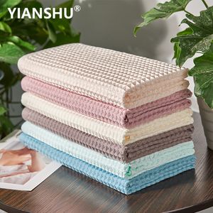 2/4 Pcs 100% Cotton Bath Towel Set for Adult Children High Quality Waffle Towel Soft Highly Absorbent Home Bathroom Washcloth