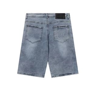 Calça de calça de shorts jeans jeans jeans super macio khmer lavado tecido jeans touch touch extreme textura requintada muito boa design simples atmosférico y240506