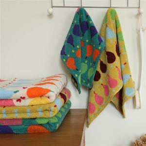 Śliczne owocowe gruszek bawełny miękki ręcznik dla dzieci chłonny ręcznik do kąpieli komfortowy ręczniki plażowe bawełniane ręczniki plażowe
