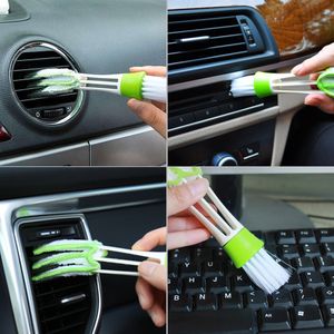 Bil Air Outlet Vent Brush Seat Gap Dust Cleaning Tools Interiör Tillbehör Intern rengöringsborste Borste Auto Care Detalj