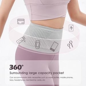 Outdoor Bags Seamless Invisible Running Bag Unisex Waist Belt Sports Fanny Pack Fitness Jogging Cycling Mobile Phone