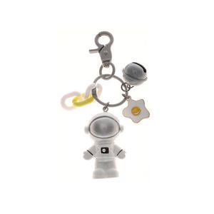 Promotional Fashionable Alloy Keychain Kawaii PVC Rubber Cartoon Doll Pendant Keychain Accessories