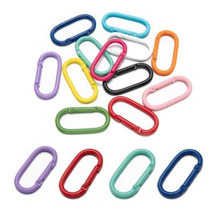 5pcs 50x25mm CLIP DE CLIP DE CLIP DE GANHO DE CONECTOR DE ANELOS DO CONECTOR DO CONECTOR DIY para Keychain Bolsa Bolsa Jóias Fazendo Materiais Acessórios para Materiais