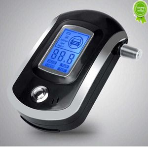 CAR NOVO NOVO PROFISSIONAL LCD Exibir Detector de álcool da polícia Digital Breath Alcohol Tester Breath Analyzer Auto Driving Security Tool