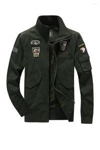 Men's Jackets Men Washed Jacket Cotton Military Coat Blace Army Green Khaki Fashion Good Quality Shape Charm Handsome Sty