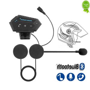 Auto nuovo Bluetooth casco moto auricolare cuffia senza fili Motor Bike vivavoce stereo auricolare altoparlante riduzione del rumore con microfono