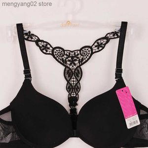 Bras y-line tiras de linerback sutiã feminino Formulamento frontal Bras sexy preto bralette rosa lingerie subida