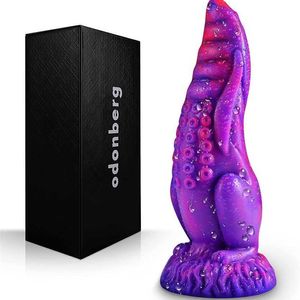 presa di fabbrica 8,7 pollici cm) maschio e femmina sesso simulato cattivo drago silicone grande con forte ventosa giocattolo sensoriale pene finto adulto spina SPO