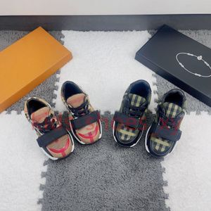 Toddler designer shoes infant kids designer shoes classic plaid devil sticker outdoor children shoes