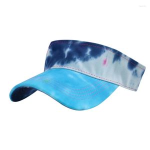 Capas de bola WZCX Tie Tye Mulheres Ajustáveis ​​Capitão vazio Moda Moda Protection Sun ao ar livre Snapback de verão