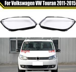 Car Front Headlamp Caps For Volkswagen VW Touran 2011 2012 2013 2014 2015 Glass Headlight Cover Auto Lampshade Lamp Lens Shell