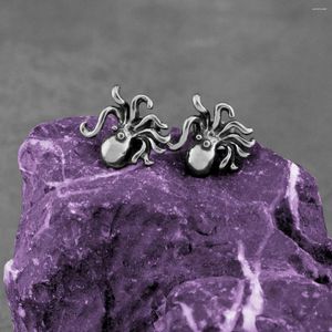 Ohrstecker Mode Tier Octopus für Männer und Frauen Edelstahl Hip Hop Rock Vintage Party Schmuck Großhandel