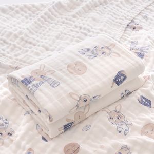 Cotton Gauze Children's Bath Towel Newborn Super Soft Absorbent Bath Towel Can Be Use Blanket 70X90cm