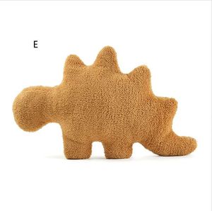 Moda fofa de tamanho maior série de dinossauros brinquedo de pelúcia kawaii pp algodão recheado travesseiro de pelúcia para brindes de boneca de bonecas de crianças brinquedos por atacado