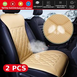 Capas de assento de carro 2pcs cobrem o protetor de almofada de couro completa PU PU PU FITUNAL PAR