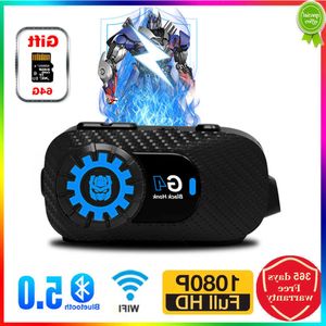 Bil Ny G4 Motorcykel Intercom Bluetooth Hjälm Headset 600m Video Recorder Headphone WiFi Communicator Motor Auto 1080p HD DVR Dash Cam