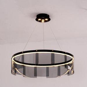 Lampadari Modern Light Luxury LED Soggiorno Lampadario Illuminazione Decorazione Camera da letto Loft Famiglia Lampada a sospensione semplice per interni