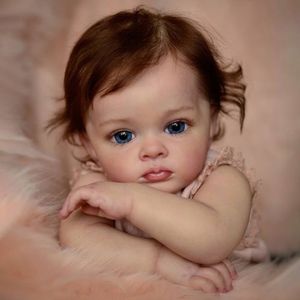 Куклы 60см Реалистичная огромная кукла малыша закончилась Reborn Baby Tutti Diy Toy Toy Toy Christmas Gift для девочек 230520