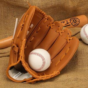 Outdoor Sport Baseball Gloves PU Leather Batting Gloves Softball Practice Equipment Size 10.5/11.5/12.5 for Child/Teenager/Adults Man Woman Training Competition