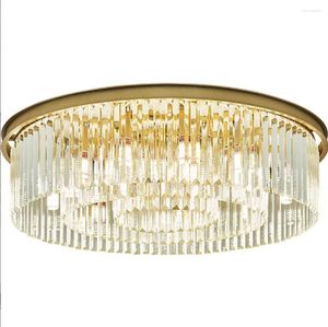Światła sufitowe LED Light 2023 Trend Współczesny kryształ do salonu oświetlenie dekoracji domu z pilotem