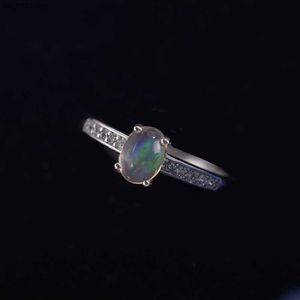 Bandringe ITSMOS Opal-Diamant-Ringe, Zirkon, feines Feuer, bunter Opal-Ring für Damen, luxuriös, Silber, natürliche Opal-Bänder, Jubiläumsgeschenk J230522