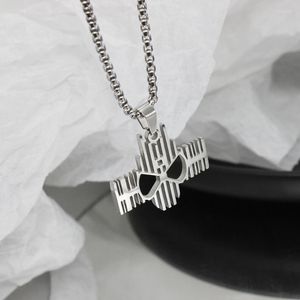 Chains Masked Rider Necklace For Women Decade Necklaces Female Zi-O Pendant Trend Neck Silver Color Fashion Couples Gift Kamen