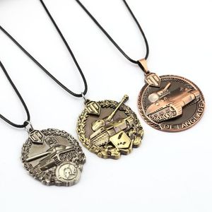 Pendant Necklaces 10/pcs World Of Tanks Necklace Calm Medal Raglan Men Women Game Choker Jewelry Accessories YS11864