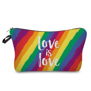 LGBT Love Wins Coin Purse Rainbow Girls Wallet Money Bags Key Card Zipper Change Case Purses Holder Small Pouch