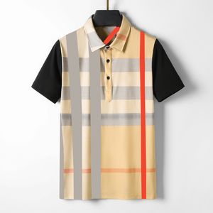 Polo firmata Polo classica da uomo Designer Camicie estive da uomo Polo di marca di lusso Business Casual Tee Camicie stile Inghilterra Uomo Top Taglia asiatica M - Xxxl