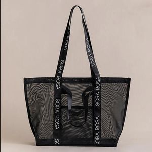 Moda Women Galze Beach Bag Mesh Bolsa Bolsos de ombro Ideal para a sua bolsa de viagem de praia em família